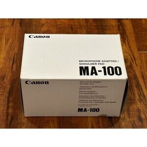 Canon MA-100 Microphone Adapter Shoulder Pad with XLR Inputs for XL1 XL1s - New!